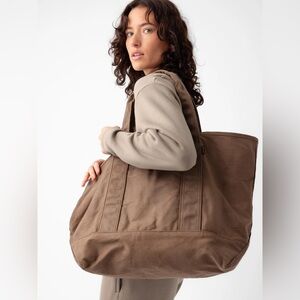 Cozy Earth Waxed Canvas Tote Bag